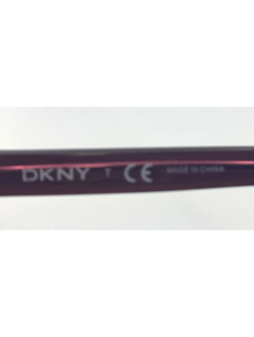 DKNY DY4550 3655 Eyeglasses Burgundy Rectangular Frames 51-17